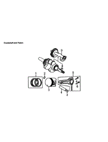 Crankshaft & Piston parts for Generac Generator 005941-3 from AppliancePartsPros.com