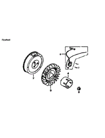 Flywheel parts for Generac Generator 005941-3 from AppliancePartsPros.com