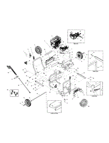Frame Assy parts for Generac Gas Pressure Washer 005993-0 from AppliancePartsPros.com