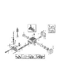 Pump parts for Generac Gas Pressure Washer 005993-0 from AppliancePartsPros.com