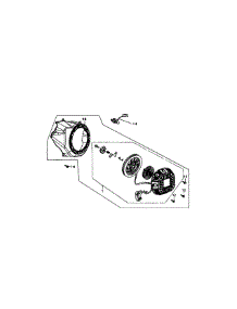 Starter parts for Generac Gas Pressure Washer 005993-0 from AppliancePartsPros.com