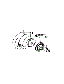 Flywheel / Ignition parts for Generac Gas Pressure Washer 005993-0 from AppliancePartsPros.com