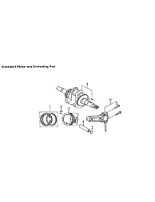 Crankshaft Piston & Connect Rod parts for Generac Generator 006000-0 from AppliancePartsPros.com