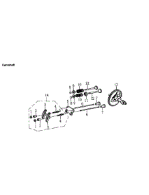 Camshaft parts for Generac Generator 006000-0 from AppliancePartsPros.com