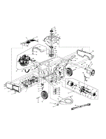 Frame parts for Generac Generator 006001-0 from AppliancePartsPros.com