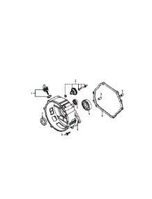 Crankcase Cover parts for Generac Generator 006001-0 from AppliancePartsPros.com