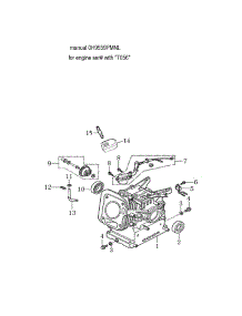 Crankcase parts for Generac Gas Pressure Washer 006022-0 from AppliancePartsPros.com
