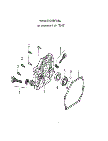 Crankcase Cover parts for Generac Gas Pressure Washer 006022-0 from AppliancePartsPros.com