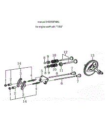 Rocker / Camshaft parts for Generac Gas Pressure Washer 006022-0 from AppliancePartsPros.com