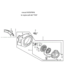 Starter parts for Generac Gas Pressure Washer 006022-0 from AppliancePartsPros.com