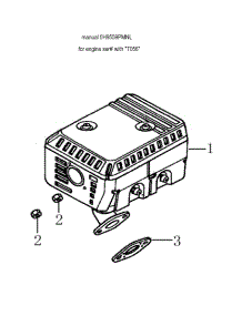 Muffler parts for Generac Gas Pressure Washer 006022-0 from AppliancePartsPros.com