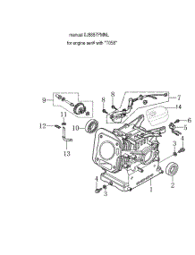 Crankcase parts for Generac Gas Pressure Washer 006022-0 from AppliancePartsPros.com