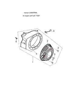 Starter parts for Generac Gas Pressure Washer 006022-0 from AppliancePartsPros.com
