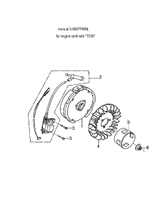 Flywheel parts for Generac Gas Pressure Washer 006022-0 from AppliancePartsPros.com