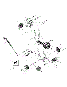 Frame parts for Generac Gas Pressure Washer 006023-0 from AppliancePartsPros.com