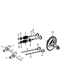 Rocker & Camshaft parts for Generac Gas Pressure Washer 006023-0 from AppliancePartsPros.com