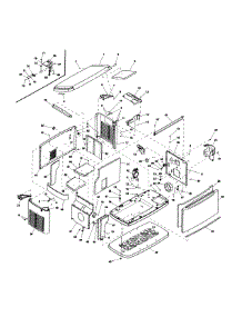 Enclosure parts for Generac Generator 006240-0 from AppliancePartsPros.com