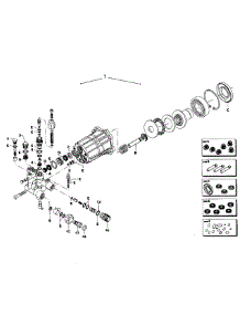 Pump Assy parts for Generac Gas Pressure Washer 006412-0 from AppliancePartsPros.com