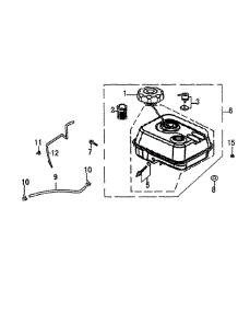 Fuel Tank parts for Generac Gas Pressure Washer 006412-0 from AppliancePartsPros.com