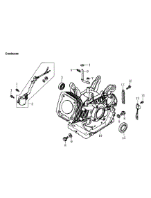 Crankcase parts for Generac Generator 006673-0 from AppliancePartsPros.com