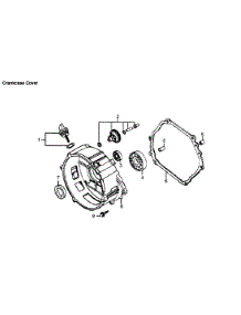 Crankcase Cover parts for Generac Generator 006673-0 from AppliancePartsPros.com
