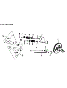 Rocker And Camshaft parts for Generac Generator 006673-0 from AppliancePartsPros.com