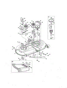 Deck / Spindle Pulley parts for Kmart Front-Engine Lawn Tractor 01638177-4 from AppliancePartsPros.com