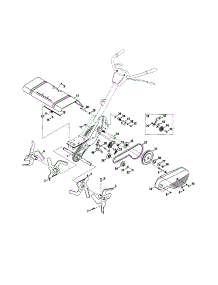 Tines / Shield parts for Kmart Front-Tine Tiller 01639069-2 from AppliancePartsPros.com