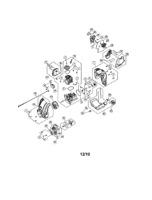 Short Block / Fuel Tank parts for Kmart Gas Line Trimmer 01642695-9 from AppliancePartsPros.com