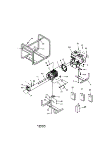 Main Unit parts for Briggs & Stratton Generator 01653 from AppliancePartsPros.com