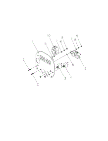 Control Panel parts for Briggs & Stratton Generator 01653 from AppliancePartsPros.com