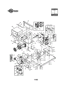 Unit parts for Briggs & Stratton Generator 01815-0 from AppliancePartsPros.com