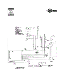 Unit Wiring Diagram parts for Briggs & Stratton Generator 01815-0 from AppliancePartsPros.com
