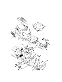 Hood / Dash parts for Kmart Front-Engine Lawn Tractor 01824257-8 from AppliancePartsPros.com