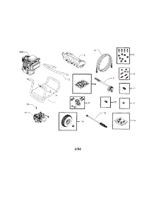 Unit parts for Troy-Bilt Gas Pressure Washer 01903 from AppliancePartsPros.com