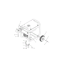 Wheel Kit parts for Briggs & Stratton Generator 01935-1 from AppliancePartsPros.com