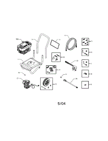 Unit parts for Troy-Bilt Gas Pressure Washer 020207 from AppliancePartsPros.com