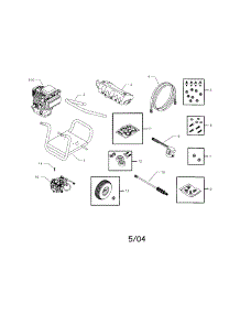 Unit parts for Troy-Bilt Gas Pressure Washer 020208 from AppliancePartsPros.com