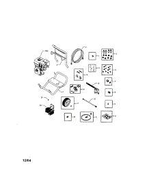 Main Unit Assembly parts for Troy-Bilt Gas Pressure Washer 020210 from AppliancePartsPros.com