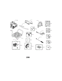 Main Unit parts for Troy-Bilt Gas Pressure Washer 020242 from AppliancePartsPros.com