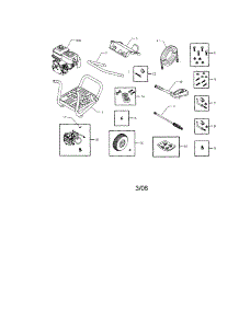 Main Unit parts for Troy-Bilt Gas Pressure Washer 020242 from AppliancePartsPros.com