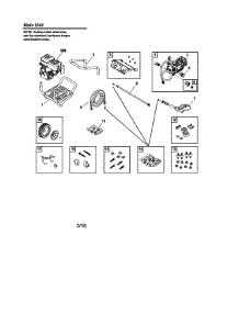 Main Unit parts for Briggs & Stratton Gas Pressure Washer 020505-02 from AppliancePartsPros.com