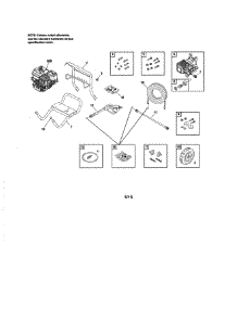 Main Unit parts for Briggs & Stratton Gas Pressure Washer 020507-00 from AppliancePartsPros.com
