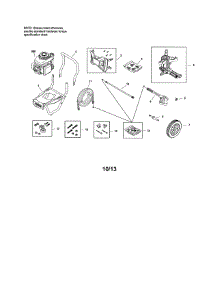 Main Unit parts for Briggs & Stratton Gas Pressure Washer 020514-00 from AppliancePartsPros.com