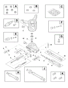 Pump (311038) parts for Briggs & Stratton Gas Pressure Washer 020533-01 from AppliancePartsPros.com