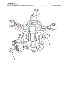 Pump 80022928 parts for Briggs & Stratton Gas Pressure Washer 020769-00 from AppliancePartsPros.com