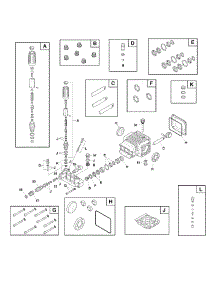 Pump (80025170) parts for Briggs & Stratton Gas Pressure Washer 021024-00 from AppliancePartsPros.com
