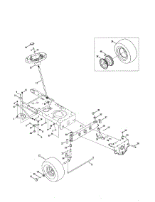 Steering parts for Kmart Front-Engine Lawn Tractor 02876870-3 from AppliancePartsPros.com