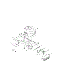 Engine / Muffler parts for Kmart Front-Engine Lawn Tractor 02891808-4 from AppliancePartsPros.com