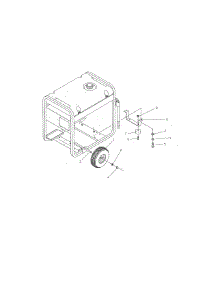 Wheel Kit parts for Briggs & Stratton Generator 030210 from AppliancePartsPros.com